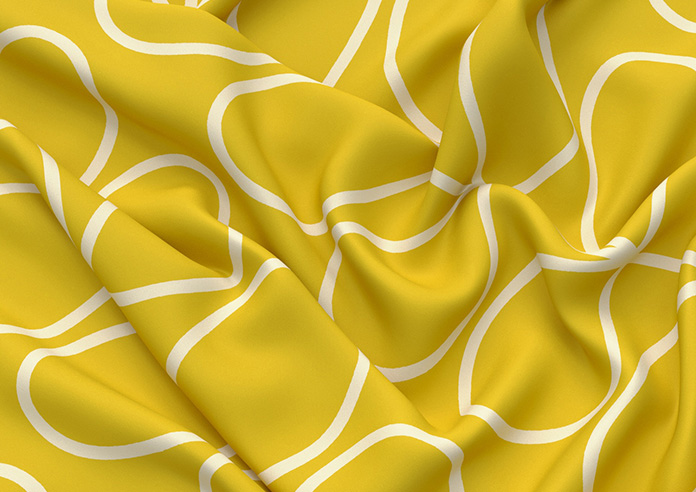 Orla Kiely Jumbo Linear Stem, Sunflower - Roman Blind - Image 4